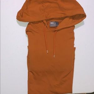 Orange Muscle hoodie